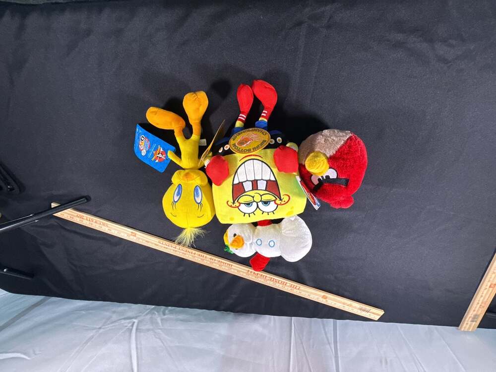 SpongeBob tweety bird angry birds and other plush